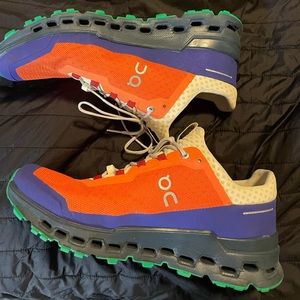Men’s on cloud shoes. Worn three times. Great comfort and fit.